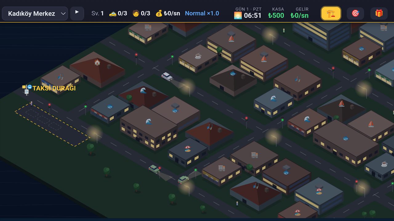 Taxi Tycoon: Taksi İmparatoru ekran görüntüsü