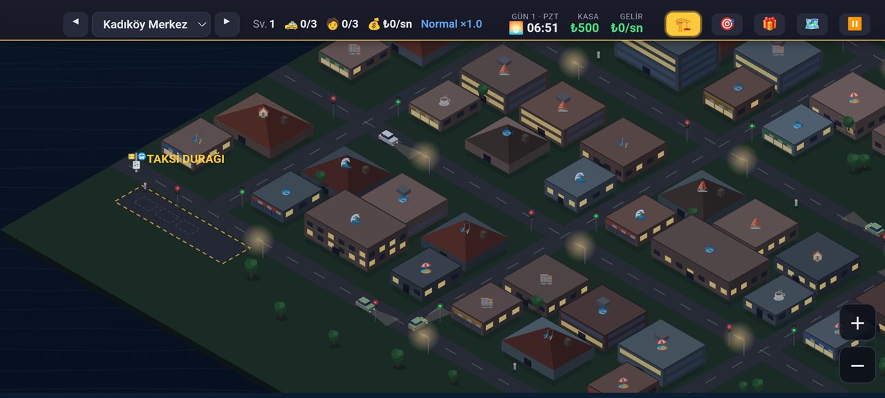 Taxi Tycoon: Taksi İmparatoru ekran görüntüsü